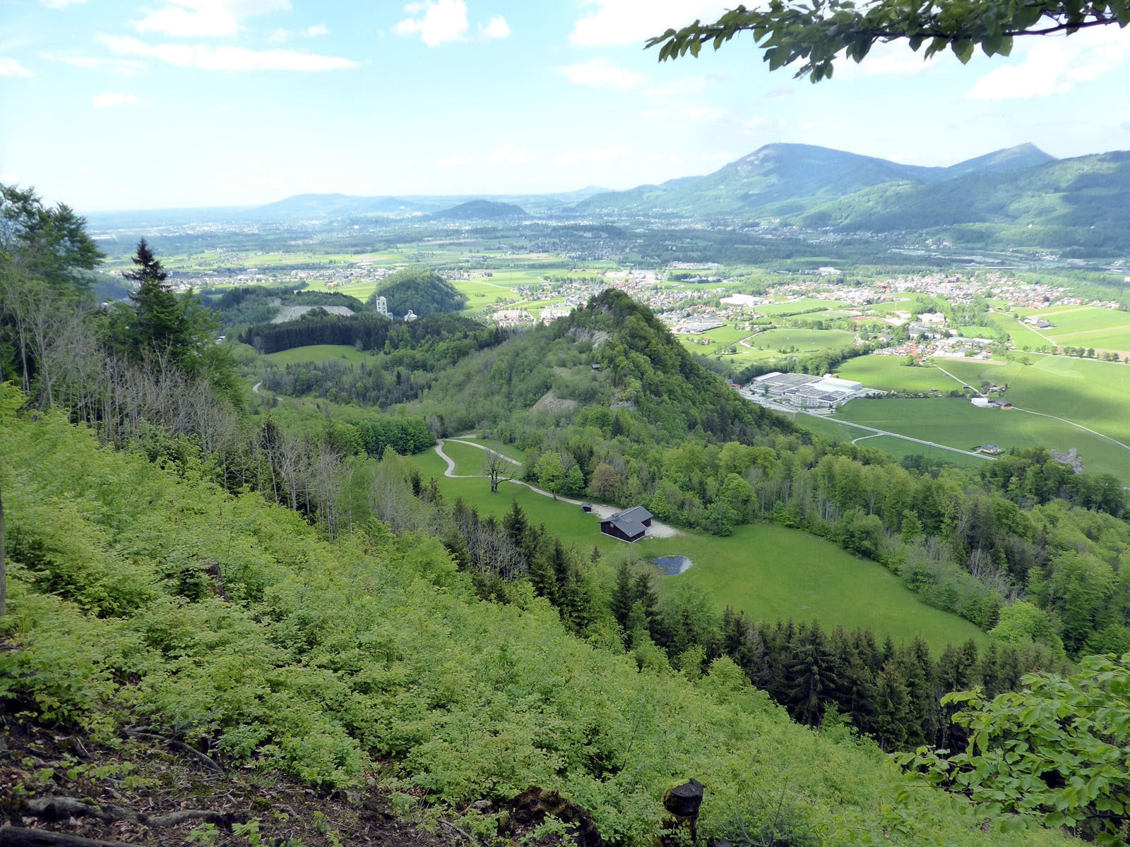 Der Blick von der Köppelschneid auf den Gutratberg.