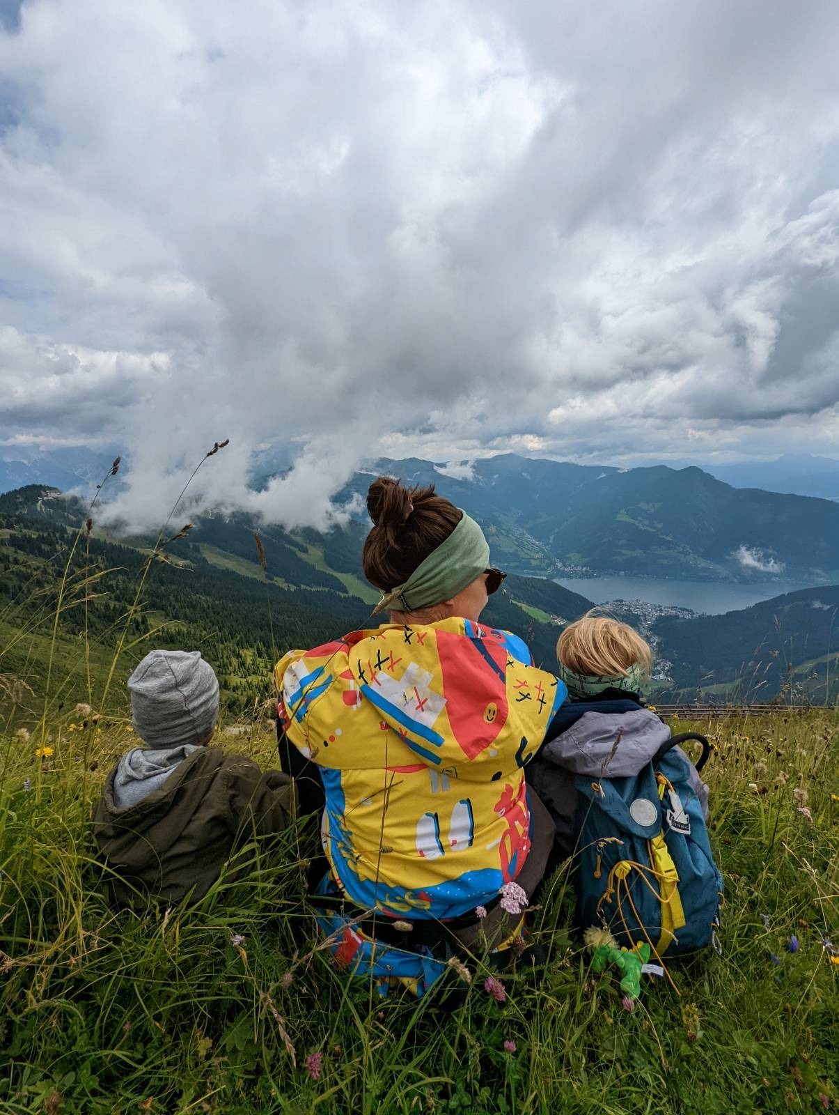 Am Panoramaweg Schmittenhöhe hoch über Zell am See