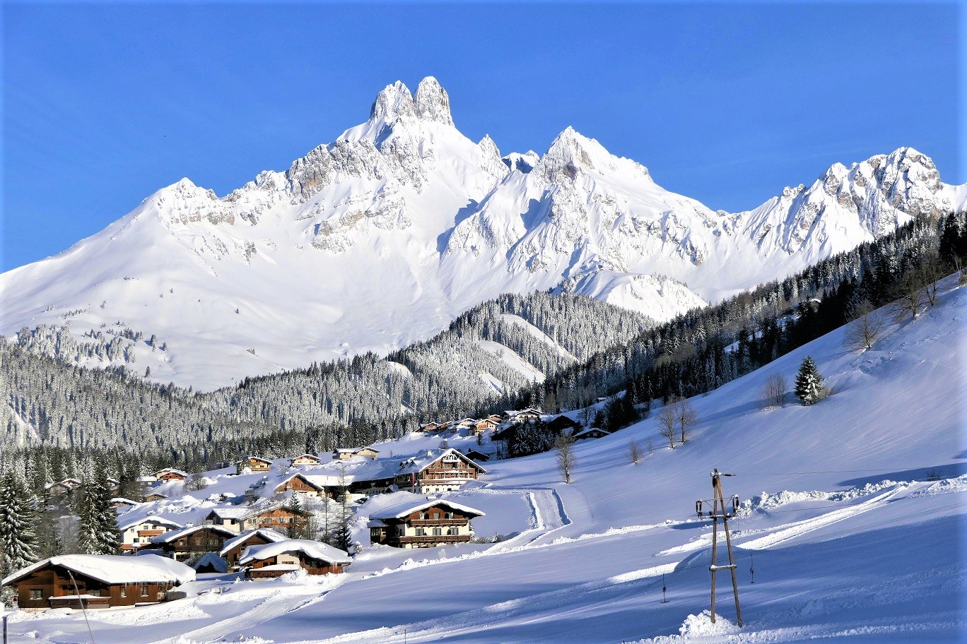 Blick auf die Bischofsmütze