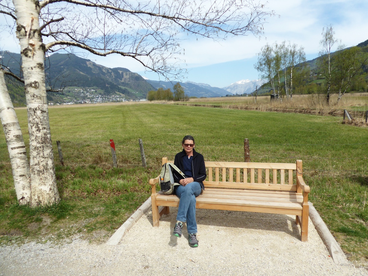 Vogelstimmenhören im Naturschutzgebiet auf der Südseite des Zeller Sees.