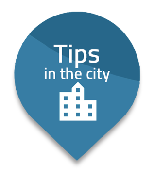 Icon Tips in the city
