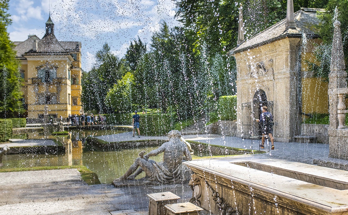 Trick fountains at Hellbrunn © SchlossverwaltungHellbrunn | Foto Auer