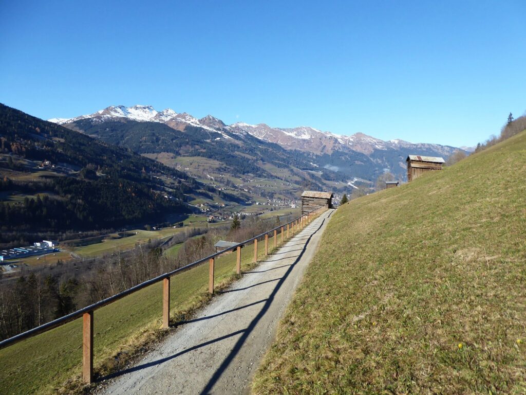 The Gasteiner Höhenweg offers wide and warming views.