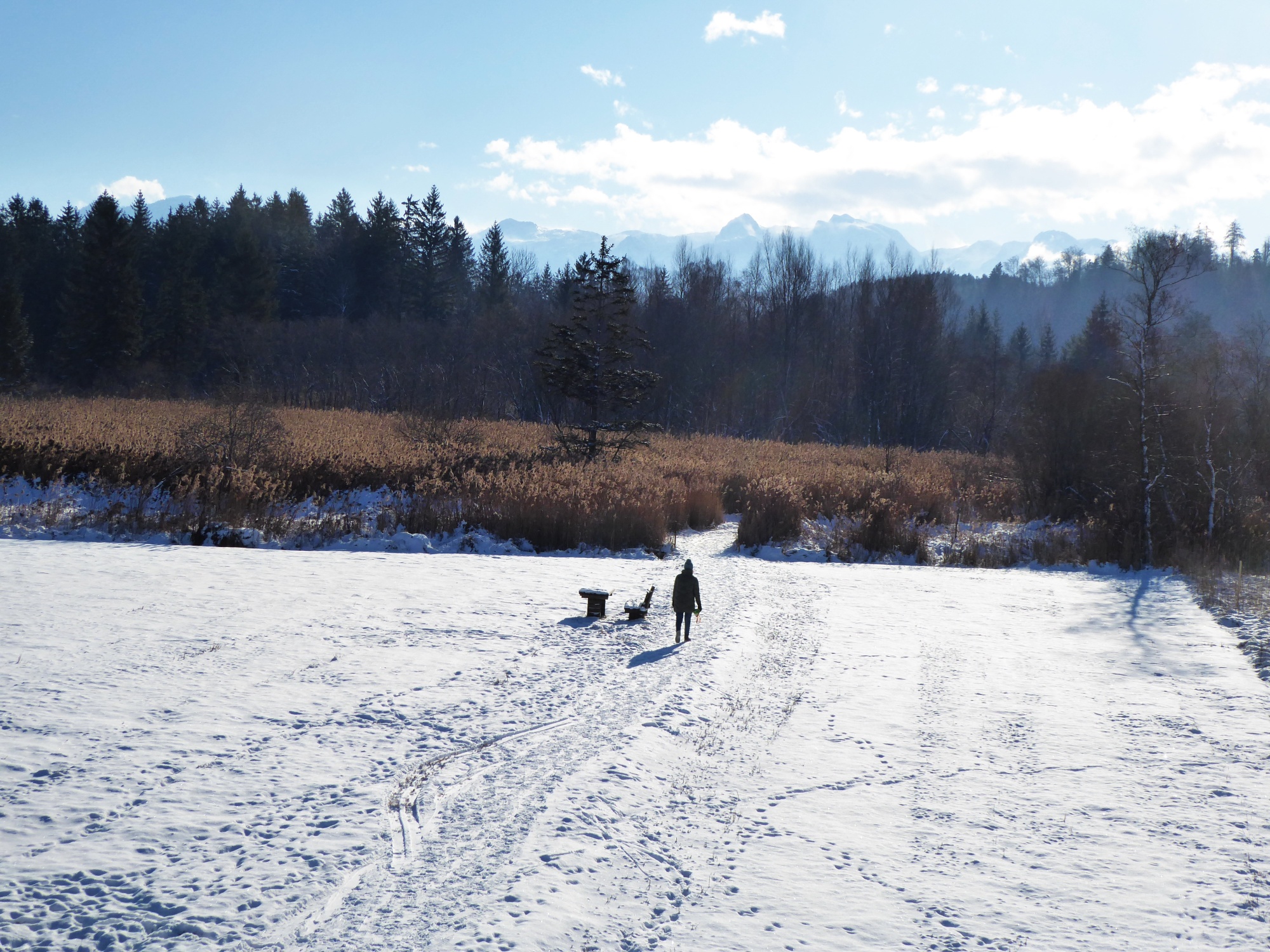 Viel Platz und stille Wege rund um das Adneter Moos.