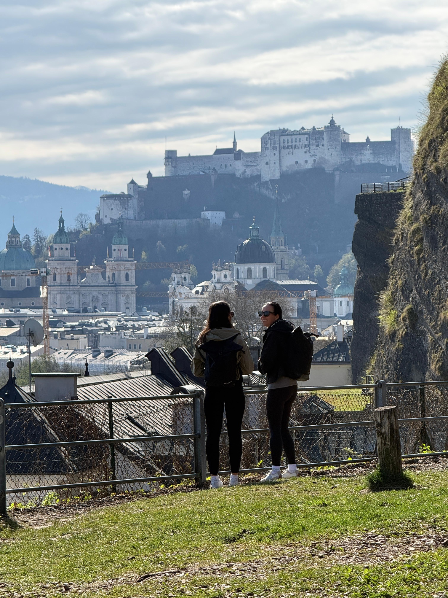 Wunderschöner Ausblick zum Start der Tour