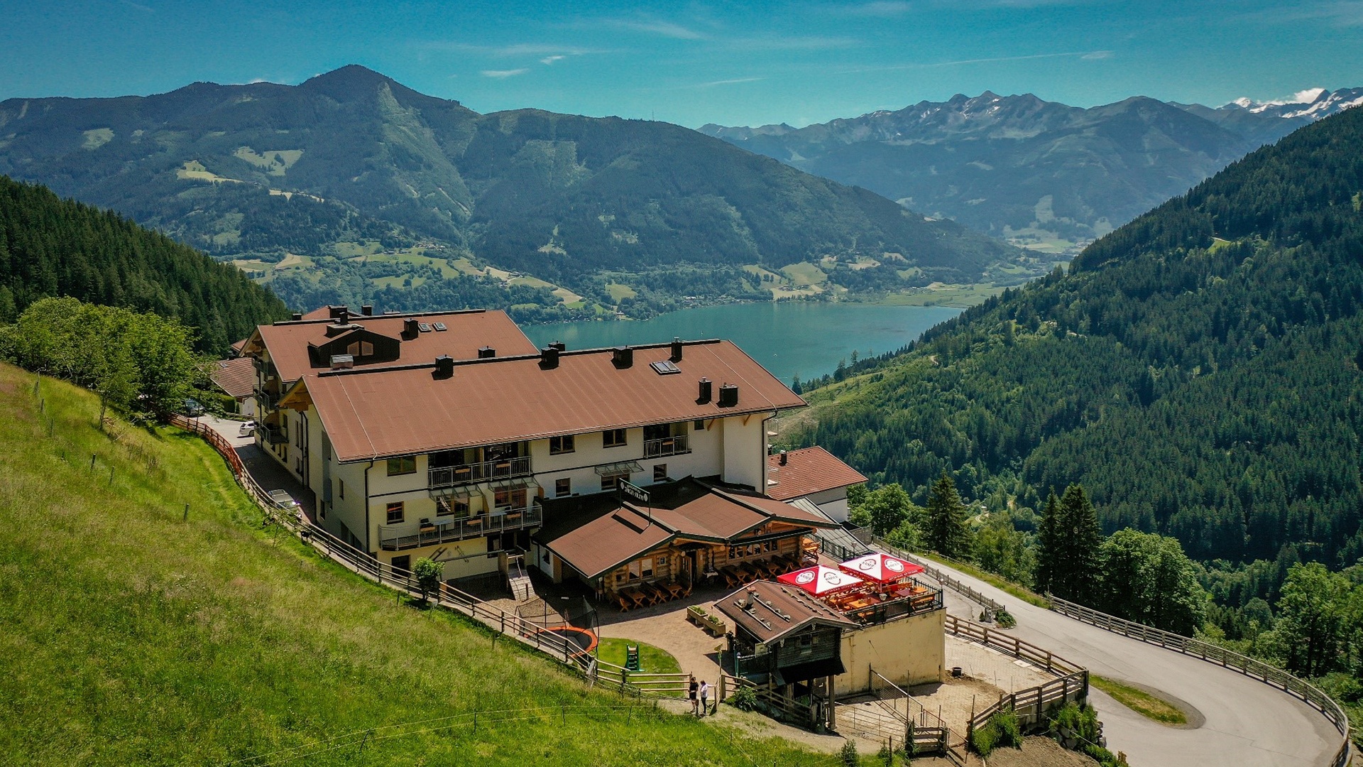 Above Lake Zell Panorama