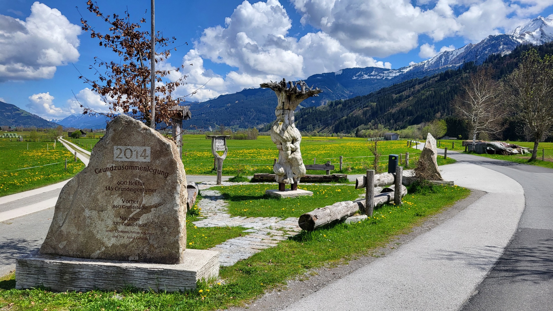 Artwork of the Piesendorfer farming community