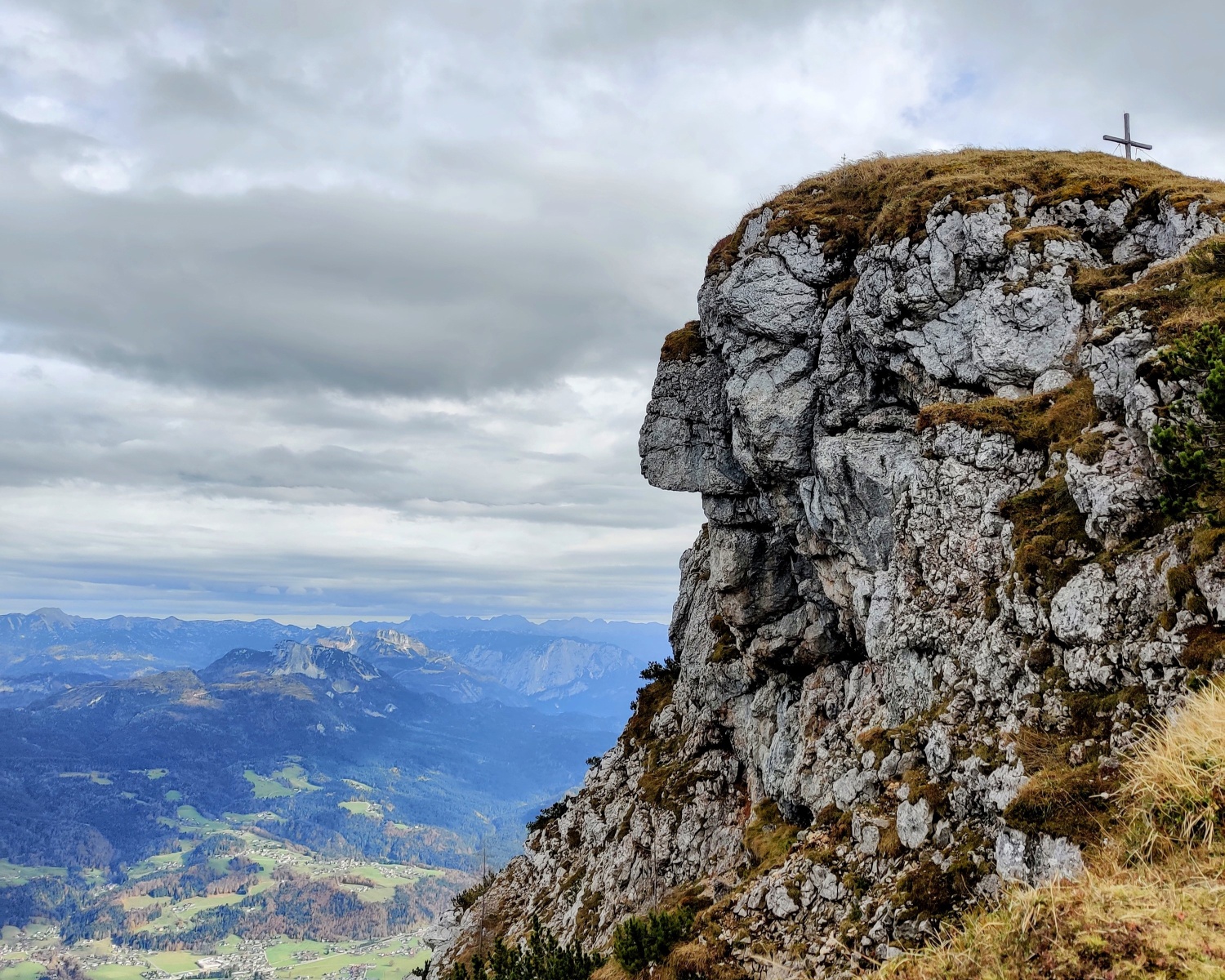 The Indian made of rock on the Hoher Kalmberg