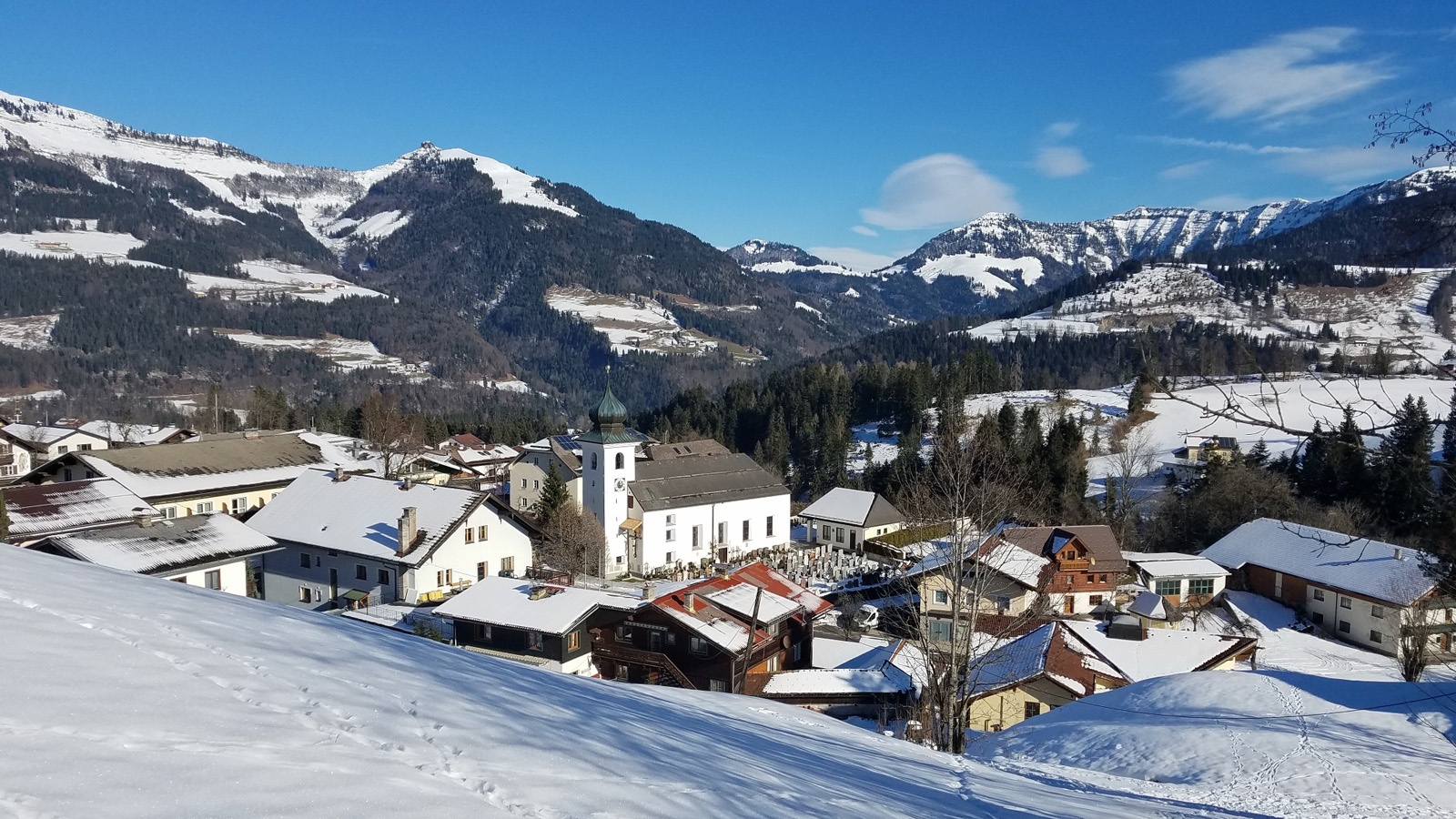 The return route to St. Koloman.
