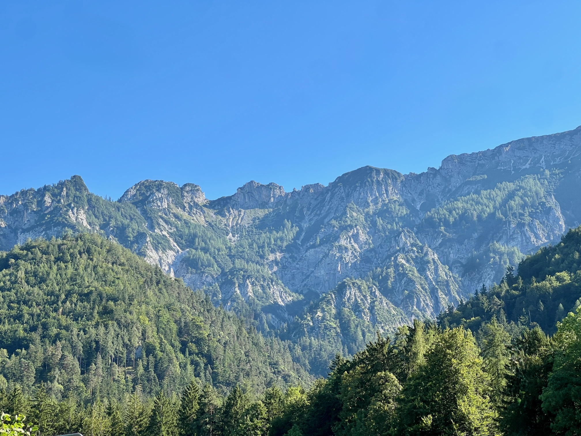 Blick auf das Lattengebirge
