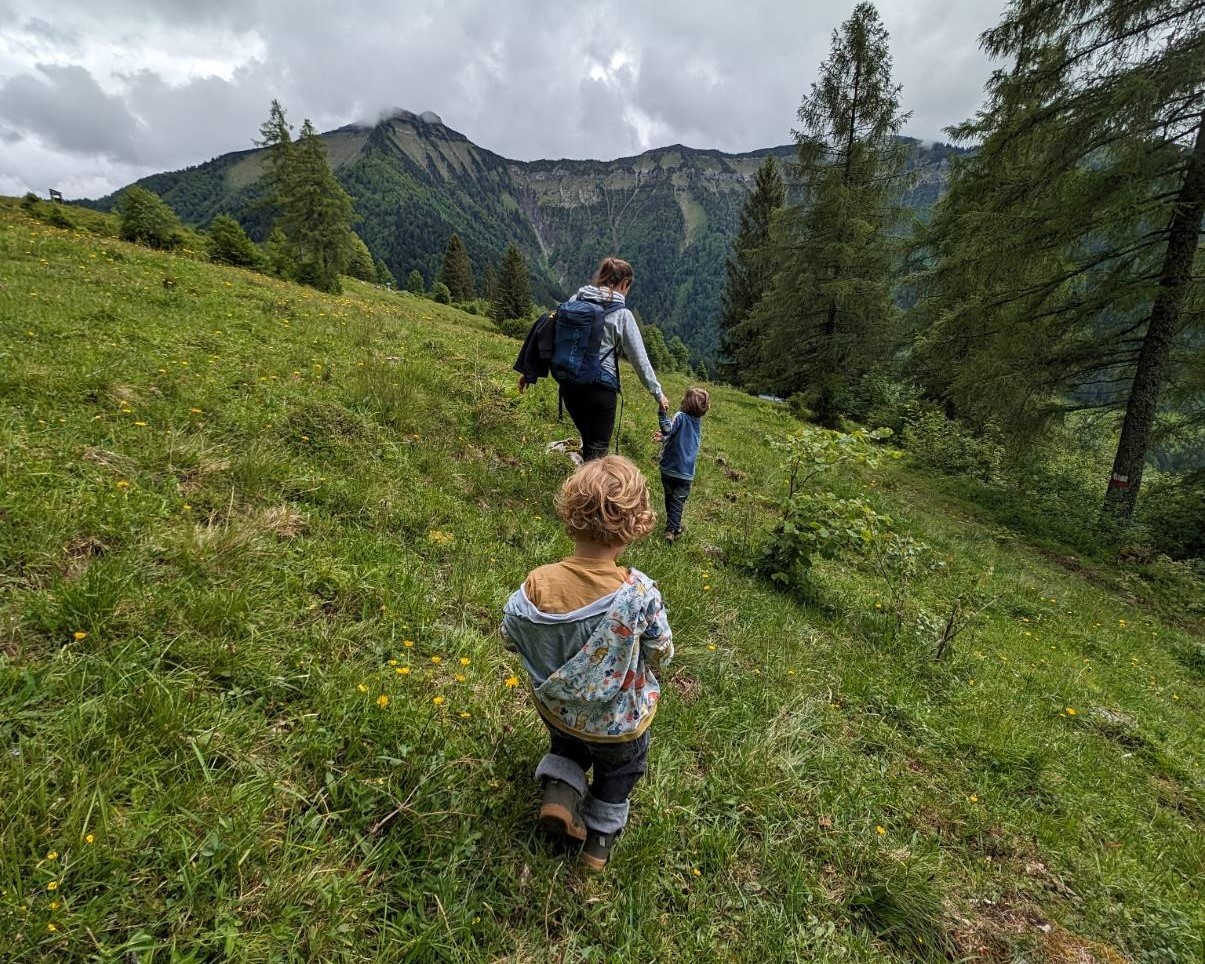 exciting forest adventure trail for kids in Krispl-Gaissau